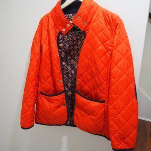 C. Wonder Orange Quilted Jacket
